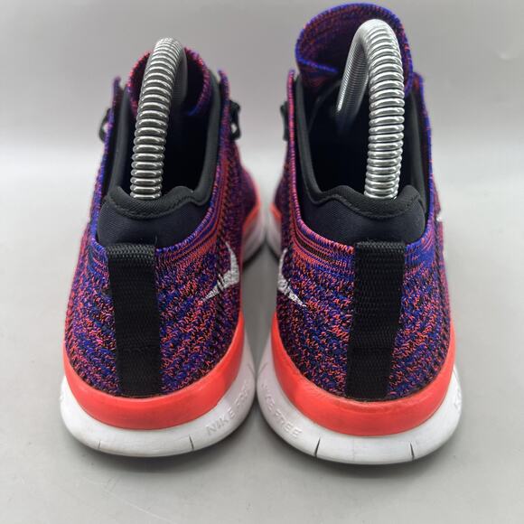 Nike Free TR Flyknit Running Shoes Women Size 6.5 Purple Lightweight Sneakers - Picture 4 of 9